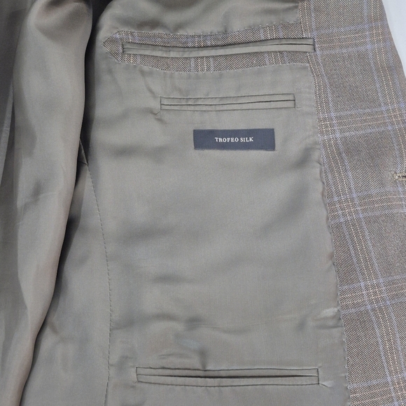 Ermenegildo Zegan for Neiman Marcus Trofeo Silk Wool Blend Suit Jacket - 48C/38R - Picture 10 of 15